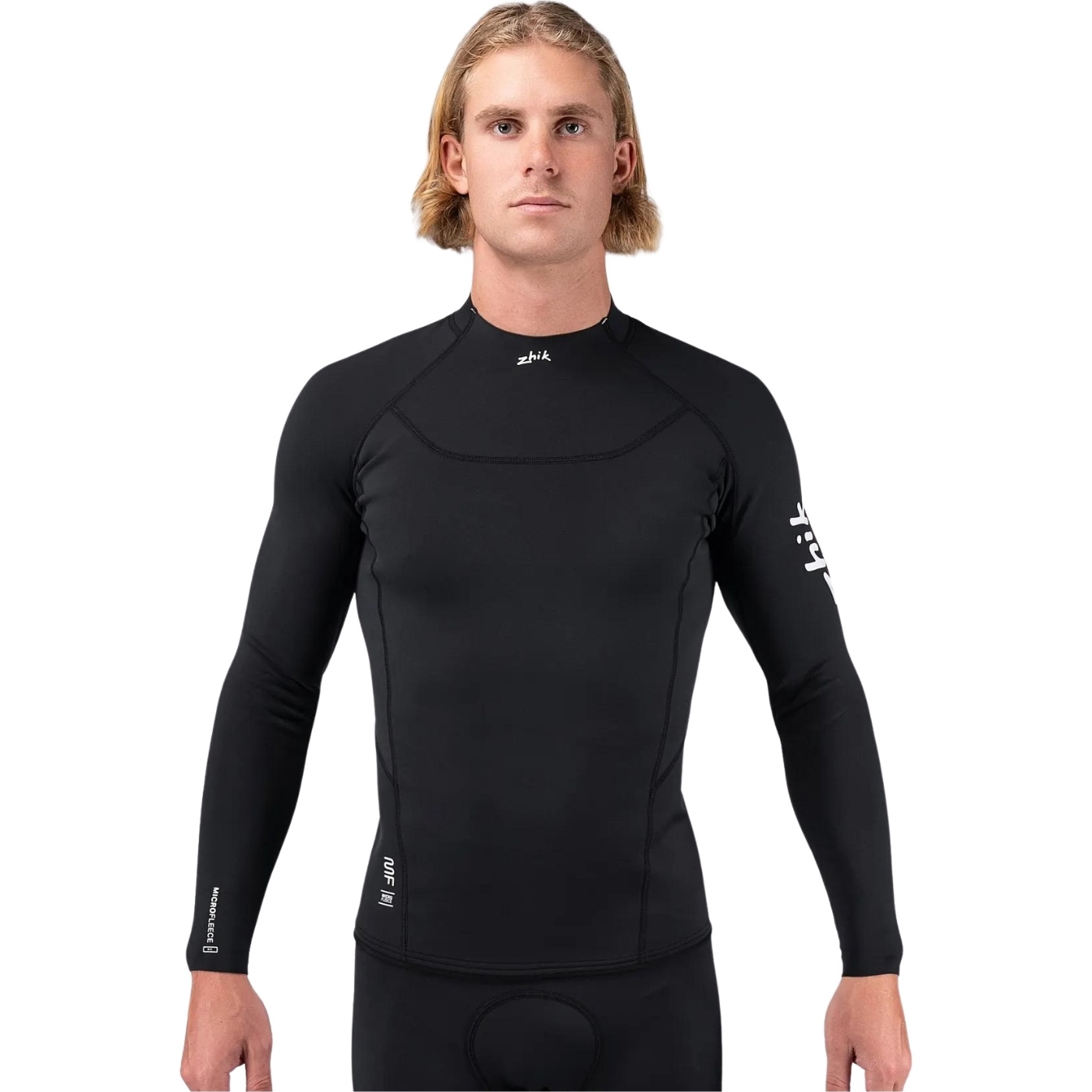 2026 Zhik Männer Microfleece Neoprenanzug Top DTP-0530-BLK - Black
